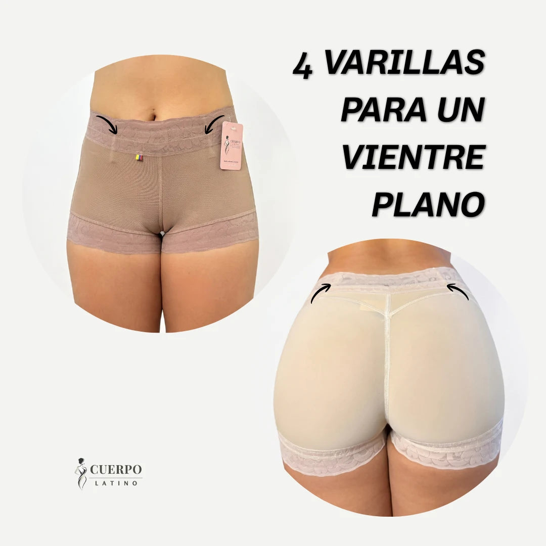 Short Faja Triple Realce De Cola®️ | 2-3 Tallas fuera | realce instantáneo