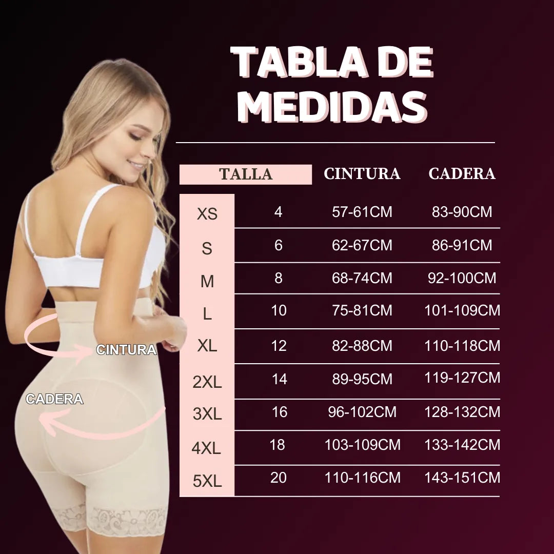 Faja moldeadora tiro alto® | Cierre perineal | Control, comodidad y curvas de impacto