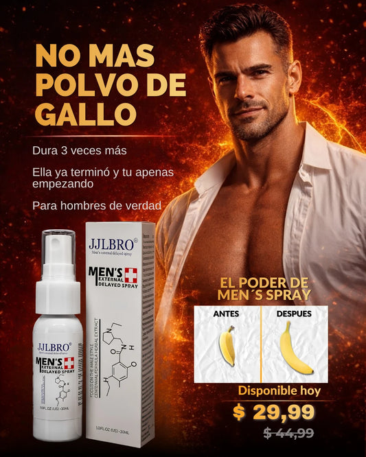 Men´s Spray | Retardante masculino para hombres que duran más