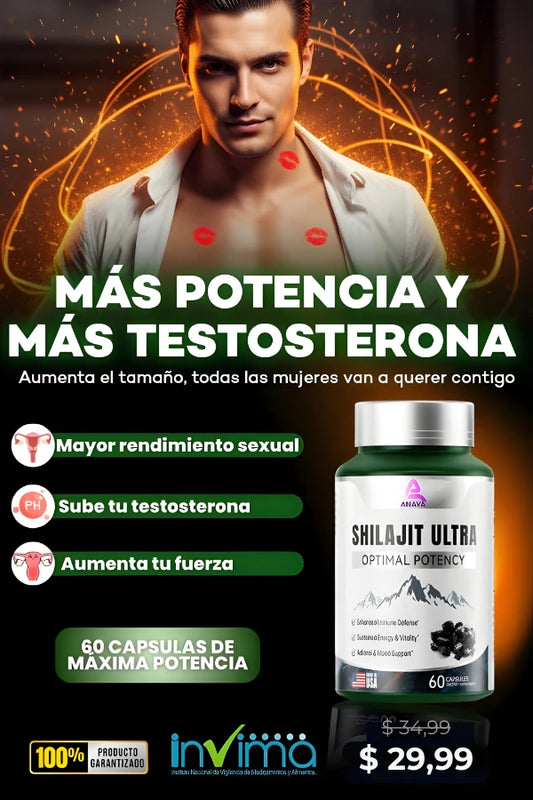 Shilajit Ultra® | Energía Natural, Vitalidad y Rendimiento Diario