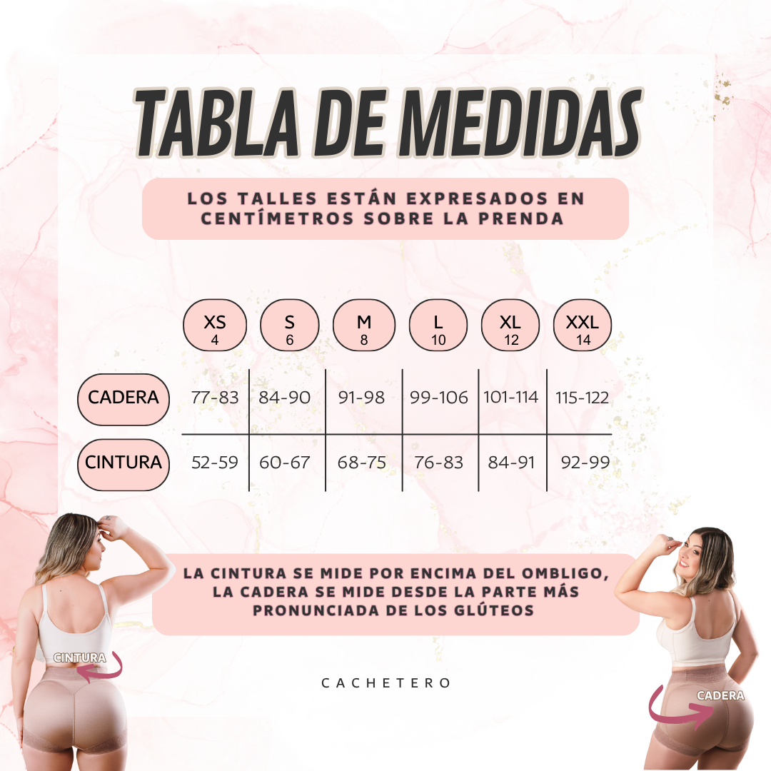 Short Cachetero®️| Triple realce | Control abdominal